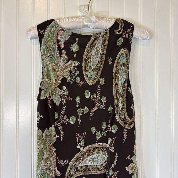 Vintage Womens Y2K Dress Size 10 Boho Forest Fairy Romantic Crochet Lace Paisley - Picture 10 of 16